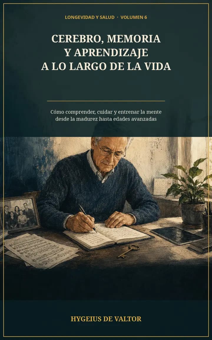 Portada original de Cerebro, memoria y aprendizaje a lo largo de la vida