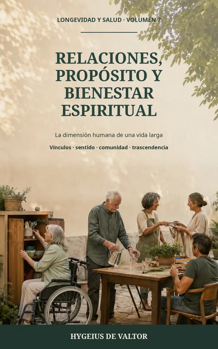 Portada original de Relaciones, propósito y bienestar espiritual